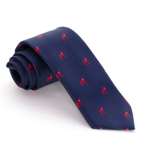 Corbata Azul Marino Perros Galgos