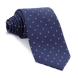 Corbata Marino Lunares Celestes