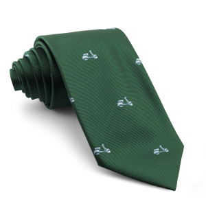 Corbata Verde Motos Celestes