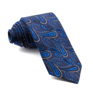 Corbata Marino Cachemir Azul