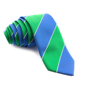 Corbata Rayas Azules y Verdes