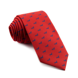 Corbata Roja Perros Teckel