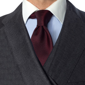 Corbata Burdeos Grenadine