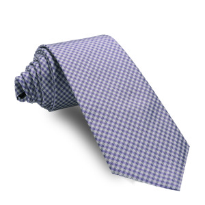 Corbata Cuadro Vichy Malva