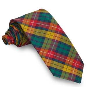 Corbata Cuadro Escoces Amarillo y Verde