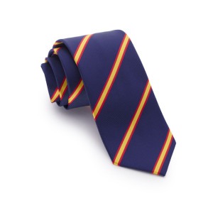 Corbata Azul Rayas Bandera de España