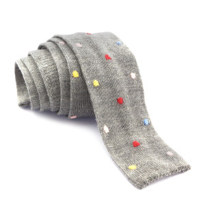 Corbata Lana Lunares
