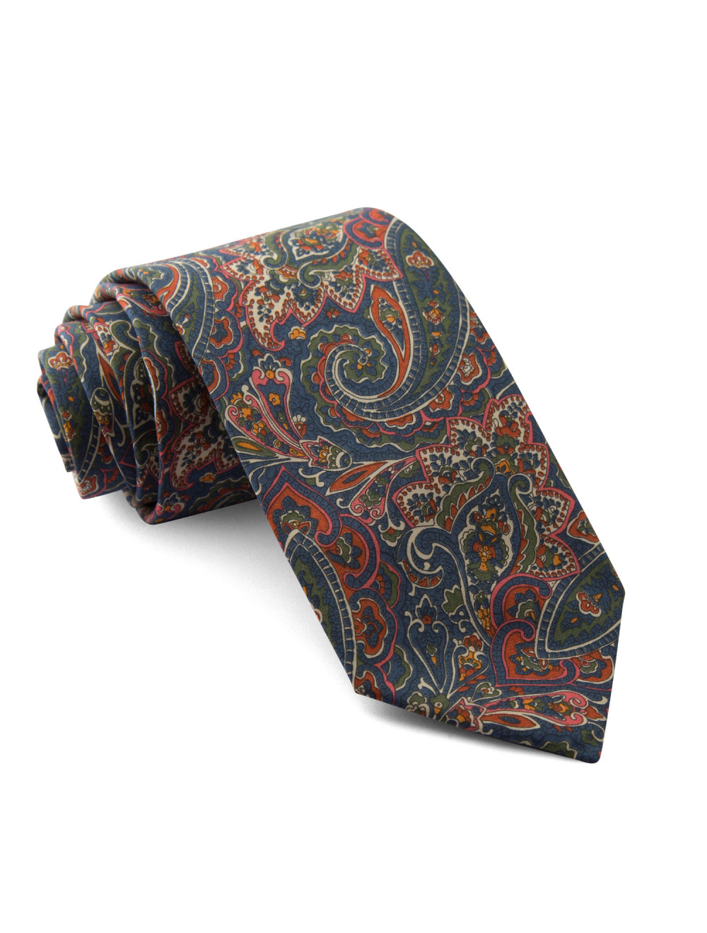 corbata cachemir verde