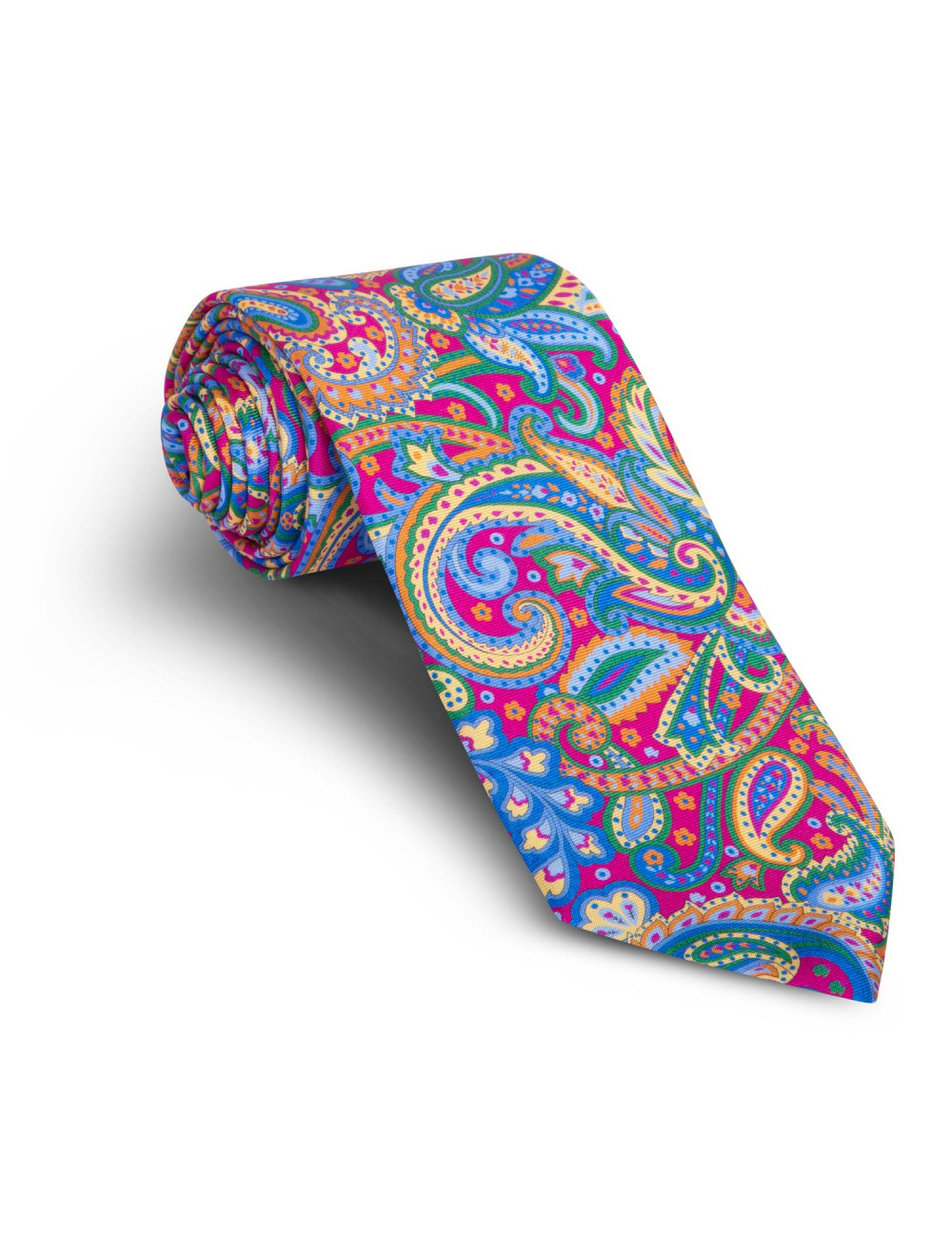 corbata fucsia zara