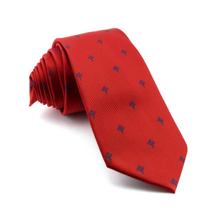 Corbata Roja Cruz de Santiago 