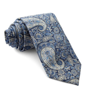 Corbata Liberty Cachemir Azul