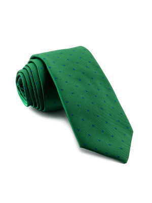 Corbata Verde Lunares Azules